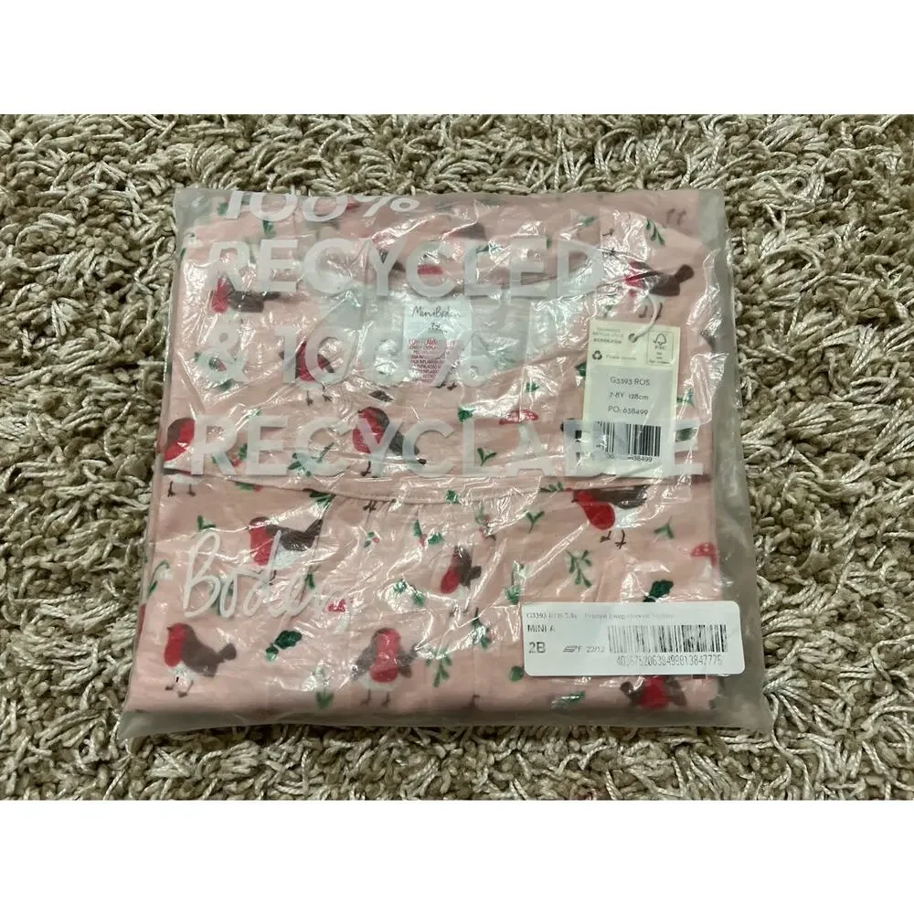 NWT❤️Mini Boden Printed Long-sleeved Nightie sz7/8y